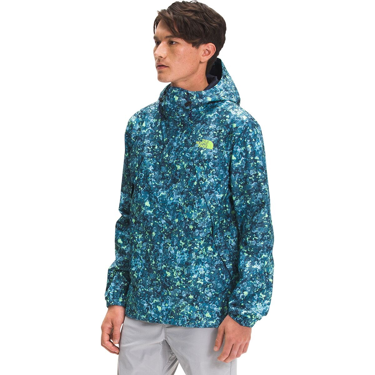 (取寄)ノースフェイス アントラ プリンテッド ジャケット - メンズ The North Face Antora Printed Jacket - Men's Beta Blue Lichen Print