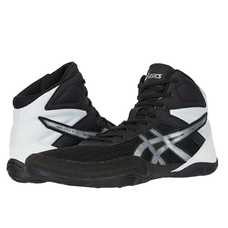 アシックス レスリングシューズ メンズ トレーニング シューズ ブラック スニーカー マットフレックス 6 1081A021-001 ASICS Men's Matflex 6 Black/Silver 送料無料