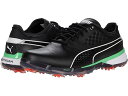 プーマ ゴルフシューズ メンズ ブラック レザー ソフトスパイク 194707 01 プロアダプト デルタ X PUMA Golf Men's ProAdapt Delta X Puma Black/Irish Green 送料無料