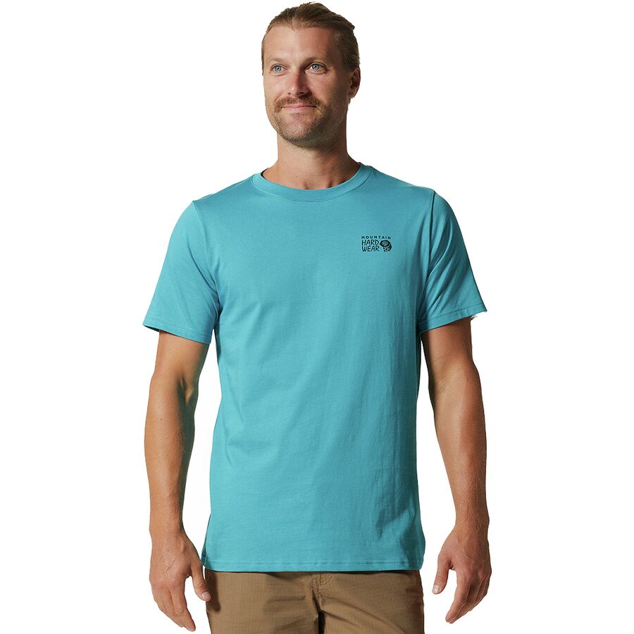 (取寄)マウンテンハードウェア MHW ロゴ イン A ボックス ショートスリーブ Tシャツ - メンズ Mountain Hardwear MHW Logo In A Box Short-Sleeve T-Shirt - Men's Teton Blue