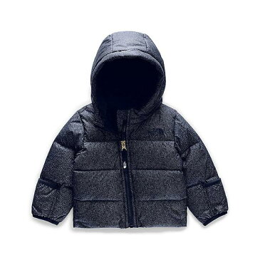 (取寄)ノースフェイス インファント ムーンドギー 2.0 ダウンジャケット The North Face Infant Moondoggy 2.0 Down Jacket Montague Blue Denim Print