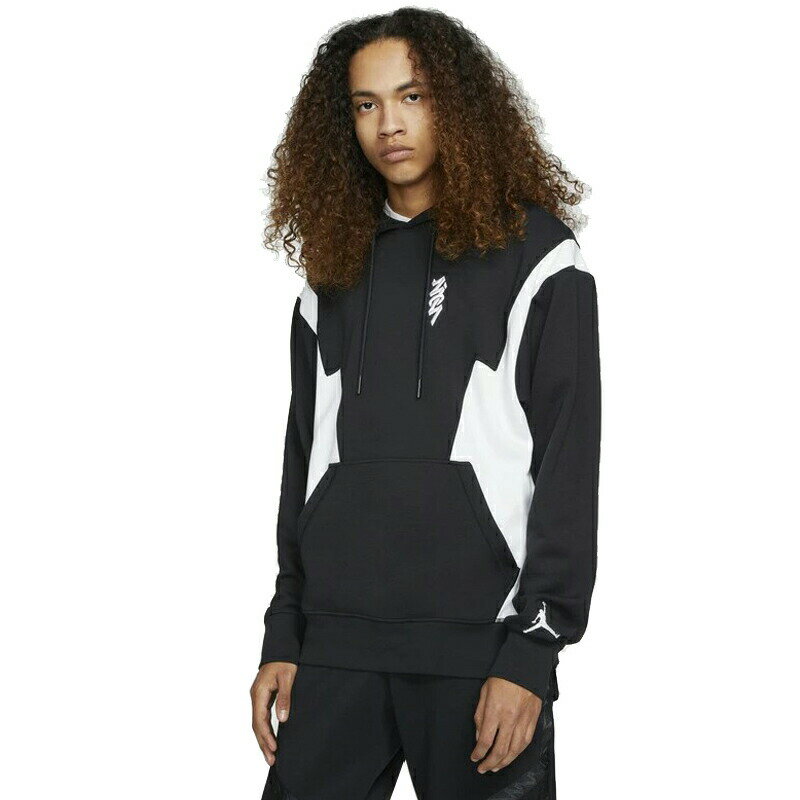 ジョーダン ナイキ パーカー メンズ スウェット ブラック ザイオン ドライフィット フリース フーディ DH0582-010 Jordan Men's Zion Dri-Fit Fleece Hoodie Black White White 送料無料