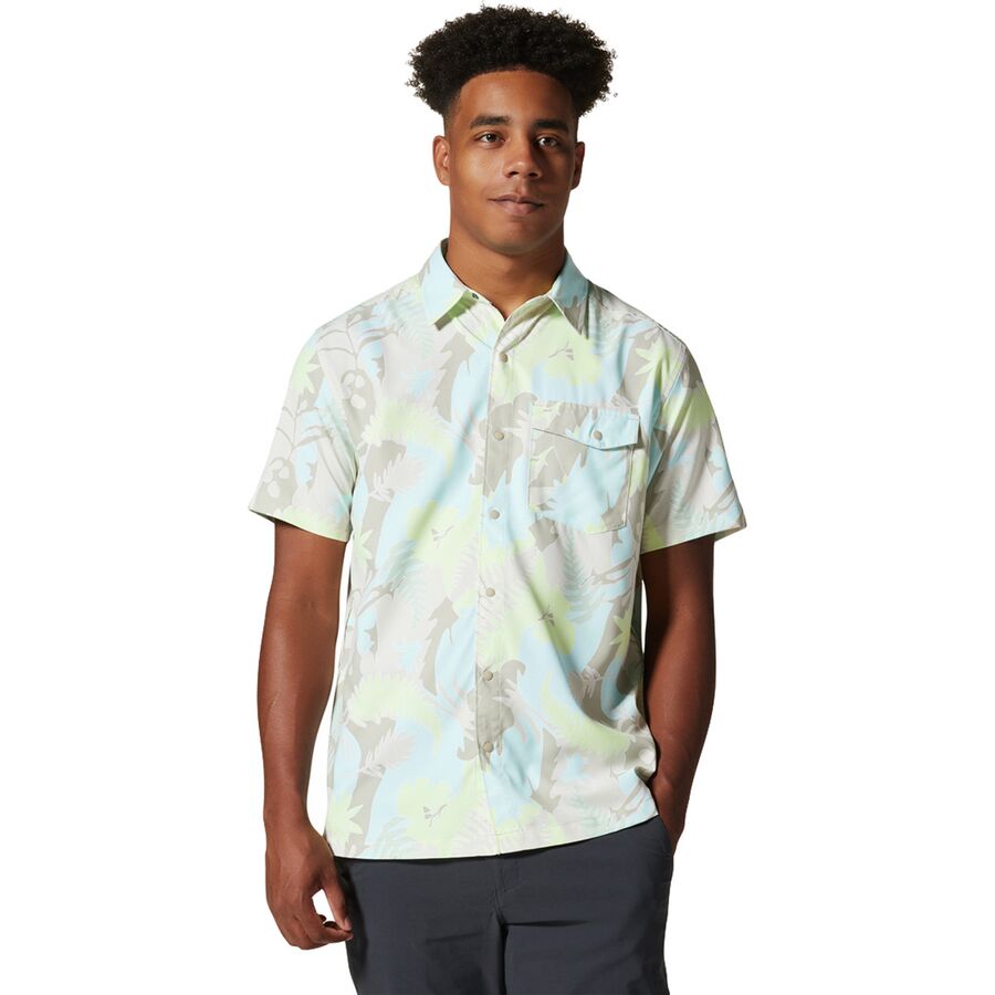 (取寄)マウンテンハードウェア シェイド ライト ショートスリーブ シャツ - メンズ Mountain Hardwear Shade Lite Short-Sleeve Shirt - Men's Sandblast Flora Print