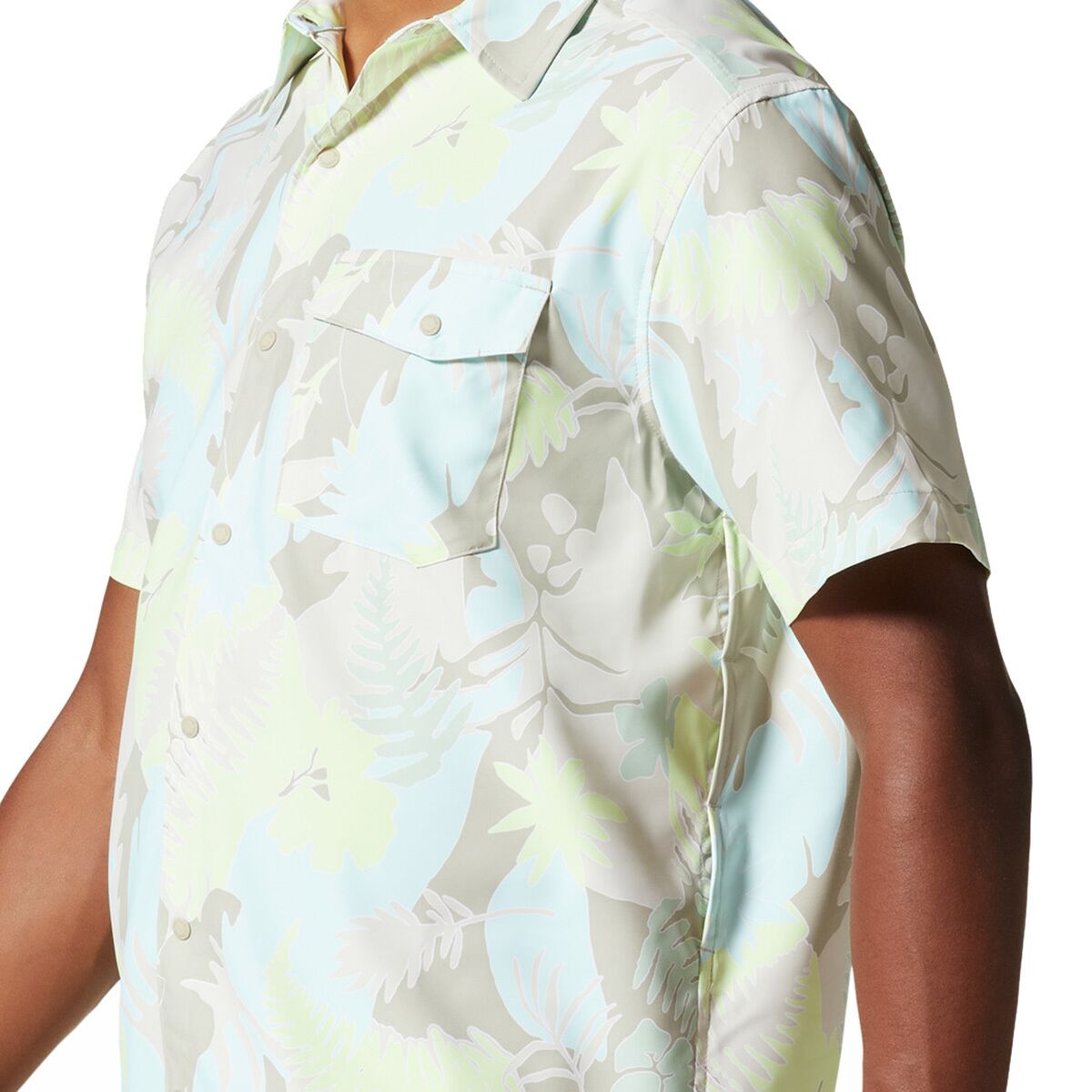 (取寄)マウンテンハードウェア シェイド ライト ショートスリーブ シャツ - メンズ Mountain Hardwear Shade Lite Short-Sleeve Shirt - Men's Sandblast Flora Print