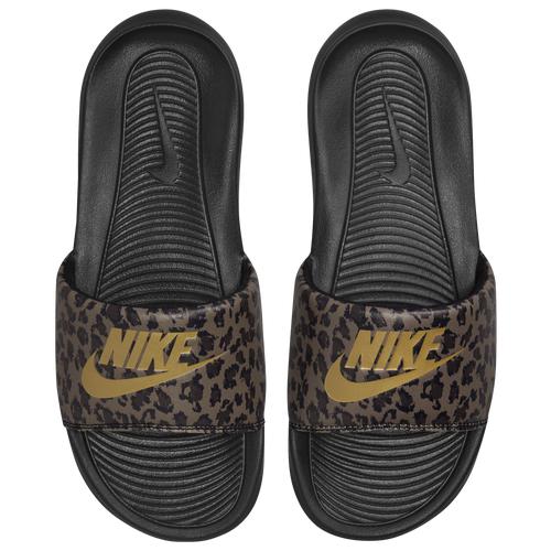 ʥ NIKE  ǥ ӥȥ꡼  饤 쥪ѡ ҥ祦 ݡĥ  ӡ ݥ ӡ 塼 ݡ ڤ  Ĥä ֥ Nike Women's Shoes Victori One Slide Brown Black Gold