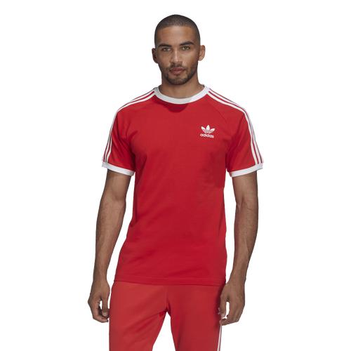 (取寄)アディダス オリジナルス メンズ 3 ストライプ Tシャツ adidas originals Men's 3 Stripe T-Shirt Red White
