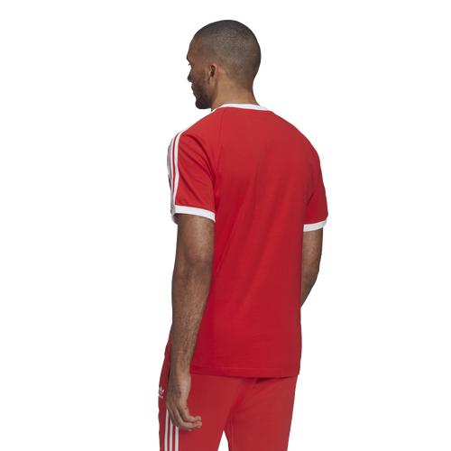 (取寄)アディダス オリジナルス メンズ 3 ストライプ Tシャツ adidas originals Men's 3 Stripe T-Shirt Red White