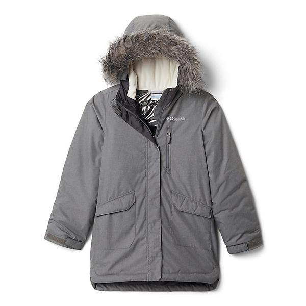 (取寄)コロンビア ガールズ サトル マウンテン ロング インサレーテッド ジャケット Columbia Girls Suttle Mountain Long Insulated Jacket City Grey