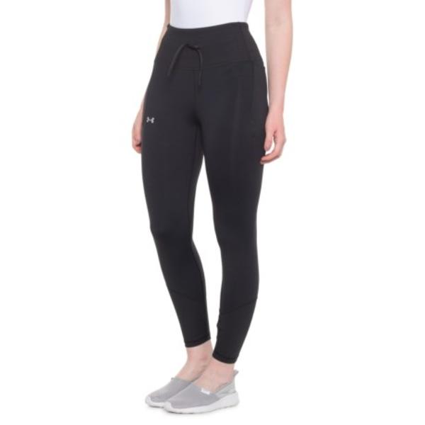 (取寄)アンダーアーマー ウィメンズ アンダーアーマー メリディアン アンクル レギンス Under Armour women Under Armour Meridian Ankle Leggings (For Women) Black/Metallic Silver