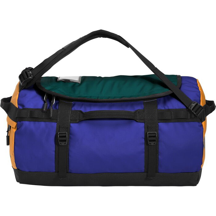 (取寄)ノースフェイス メンズ ベース キャンプ S 50L ダッフル バッグ - アクセサリー The North Face Men's Base Camp S 50L Duffel Bag - Accessories Ponderosa Green/Lapis Blue/Cone Orange