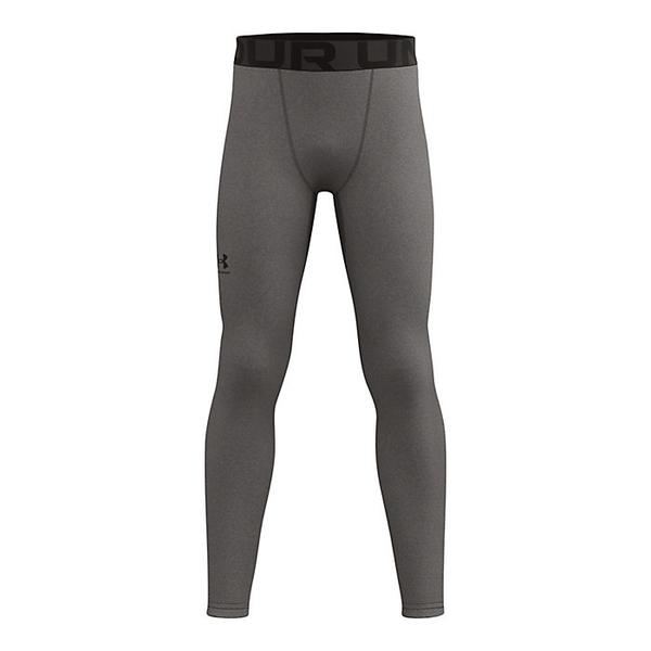 (取寄)アンダーアーマー ボーイズ コールドギア アーマー レギンス Under Armour Boys ColdGear Armour Legging Charcoal Light Heather / Black