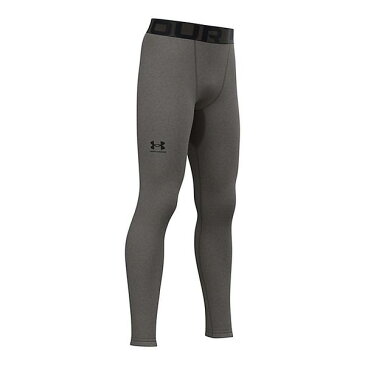 (取寄)アンダーアーマー ボーイズ コールドギア アーマー レギンス Under Armour Boys ColdGear Armour Legging Charcoal Light Heather / Black
