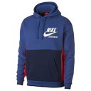 (取寄)Nike ナイキ メンズ パーカー アーカイブ プルオーバー フーディ Nike Men's Archive Pullover Hoodie Game Royal Fusion Red