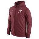 (取寄)Nike ナイキ メンズ パーカー カレッジ サイドライン グリッドアイロン フルジップ フーディ Nike Men's College Sideline GridIron Full-Zip Hoodie Varsity Crimson