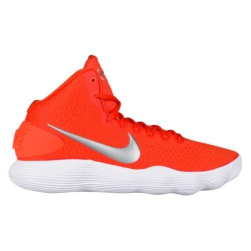 (取寄)Nike ナイキ メンズ リアクト ハイパーダンク 2017 ミッド バスケットシューズ スニーカー Nike Men's React Hyperdunk 2017 Mid Team Orange Metallic Silver White