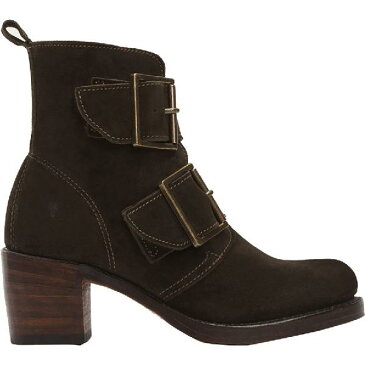 (取寄)フライ レディース サブリナ ダブル バックル ブーツ Frye Women Sabrina Double Buckle Boot Fatigue