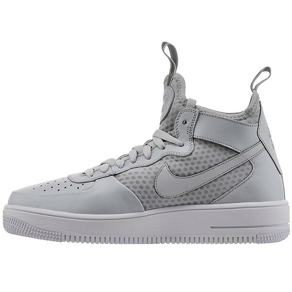Nike ナイキ メンズ スニーカー エアフォース 1 ウルトラフォース ミッド スニーカー グレー 灰色 Nike Men's Air Force 1 Ultraforce Mid Pure Platinum White Pure Platinum