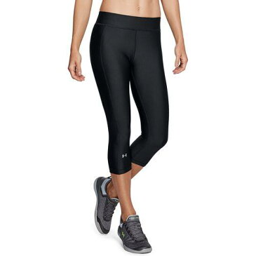 【クーポンで最大2000円OFF】(取寄)アンダーアーマー レディース アーマー カプリ Under Armour Women's Armour Capris Black