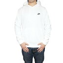 NIKE パーカー ナイキ メンズ 裏起毛 スウェットパーカー クラブ プルオーバー フーディ Nike Men 039 s Club Pullover Hoodie White/Black 送料無料