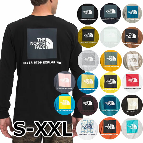 ノースフェイス メンズ 長袖Tシャツ バックプリント レッドボックス Tシャツ S-XXL おしゃれ ロゴ The North Face Men's Red Box T-Shirt 送料無料