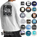 ノースフェイス Tシャツ メンズ 長袖Tシャツ S-XXL 海外限定 ロンT バックプリント ボックスロゴ Tシャツ ブランド おしゃれ 大きいサイズ コットン...