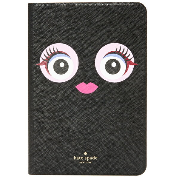 ケイトスペード iPad ケース モンスターアイズ アイパッド ミニ 4 フォリオ iPad mini4 ブラック 黒 Monster Eyes iPad Mini, Air & 4 Case