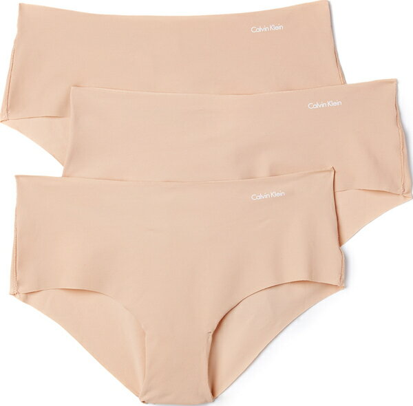 (取寄)Calvin Klein Underwear Women's Invisibles Hipster 3 Pack カルバンクライン アンダーウェア レディース インビジブル ヒップスター 3 パック Light Caramel 送料無料