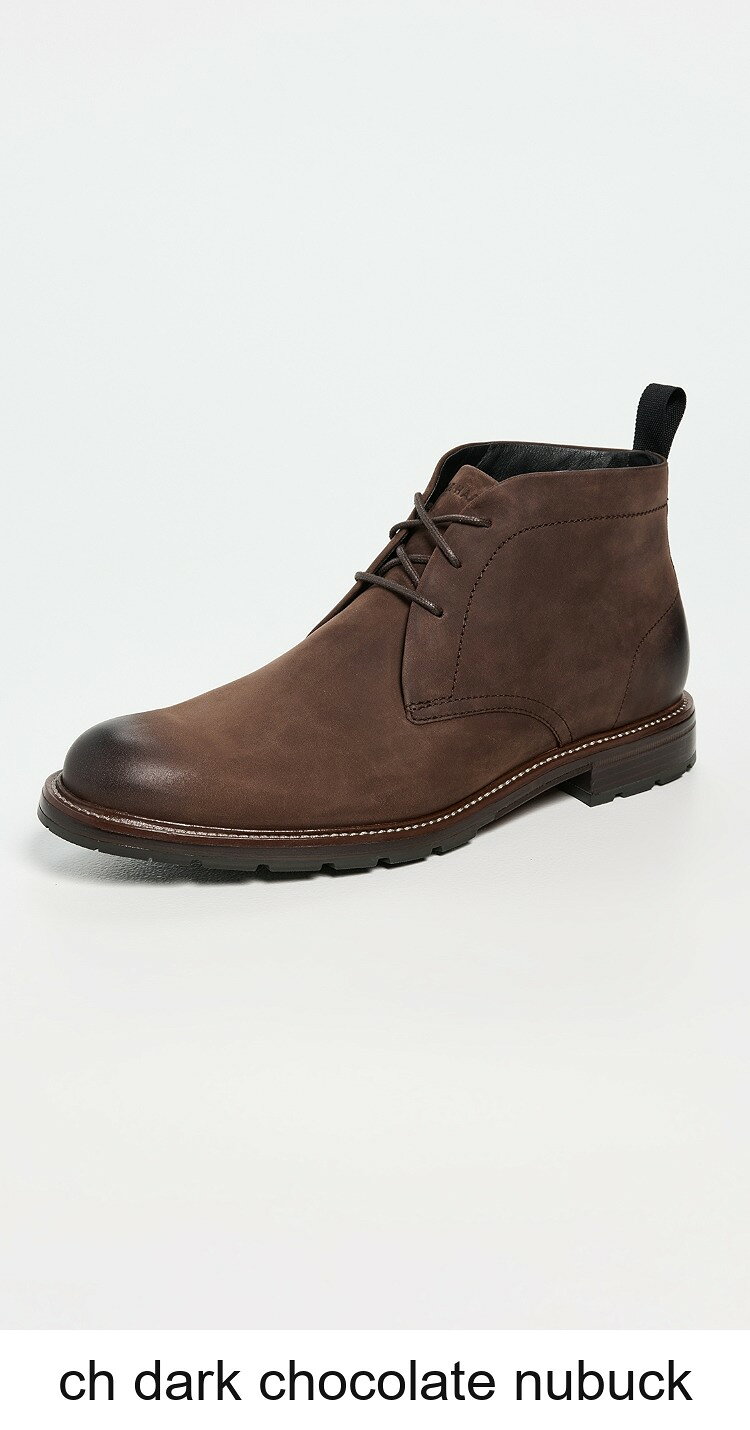 (取寄) コールハーン メンズ グランド チャッカ ブーツ Cole Haan men Roundhill Grand Chukka Boots ch dark chocolate nubuck