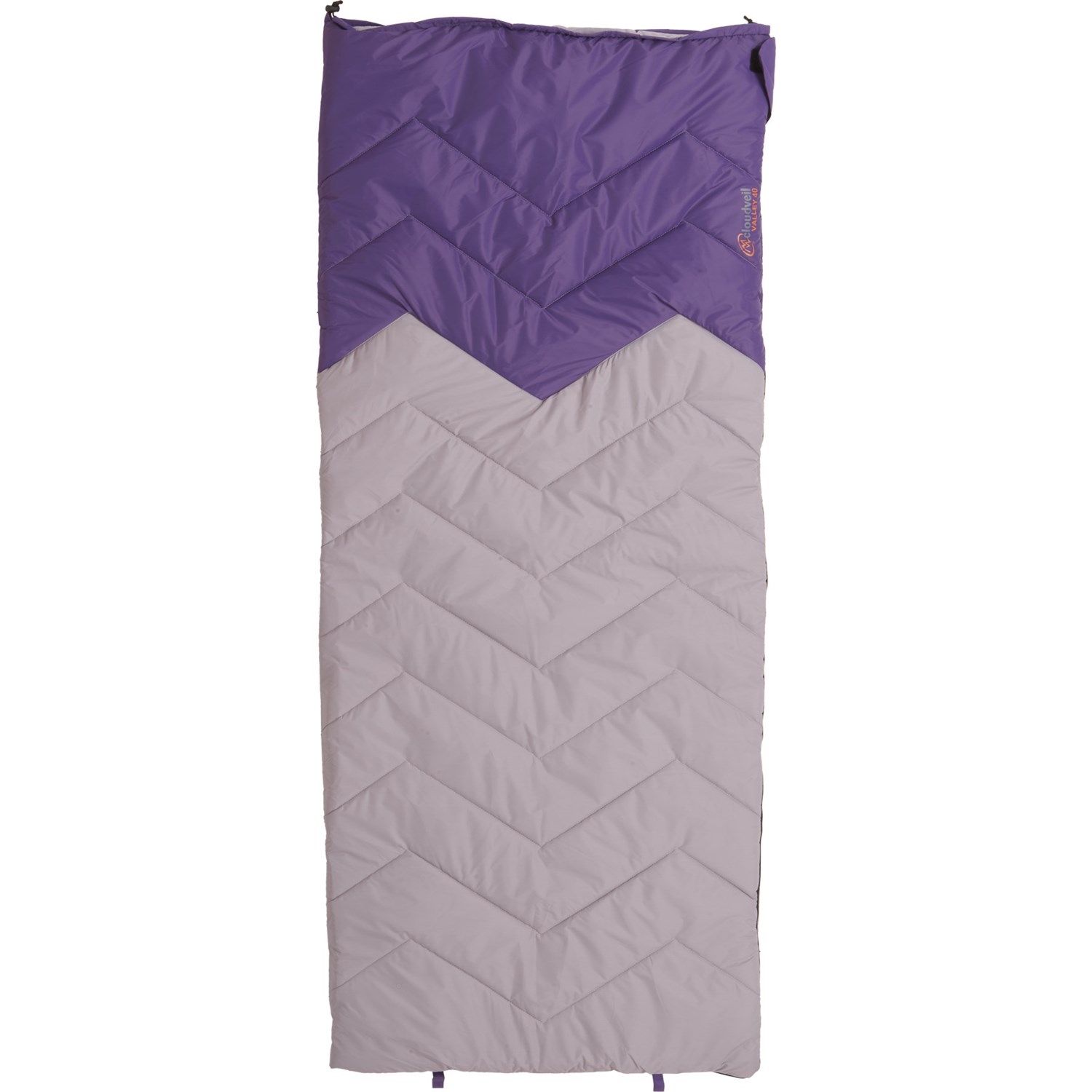 (取寄) クラウドベイル 40°F バレー スリーピング バッグ Cloudveil 40°F Valley Sleeping Bag Purple/Light Grey