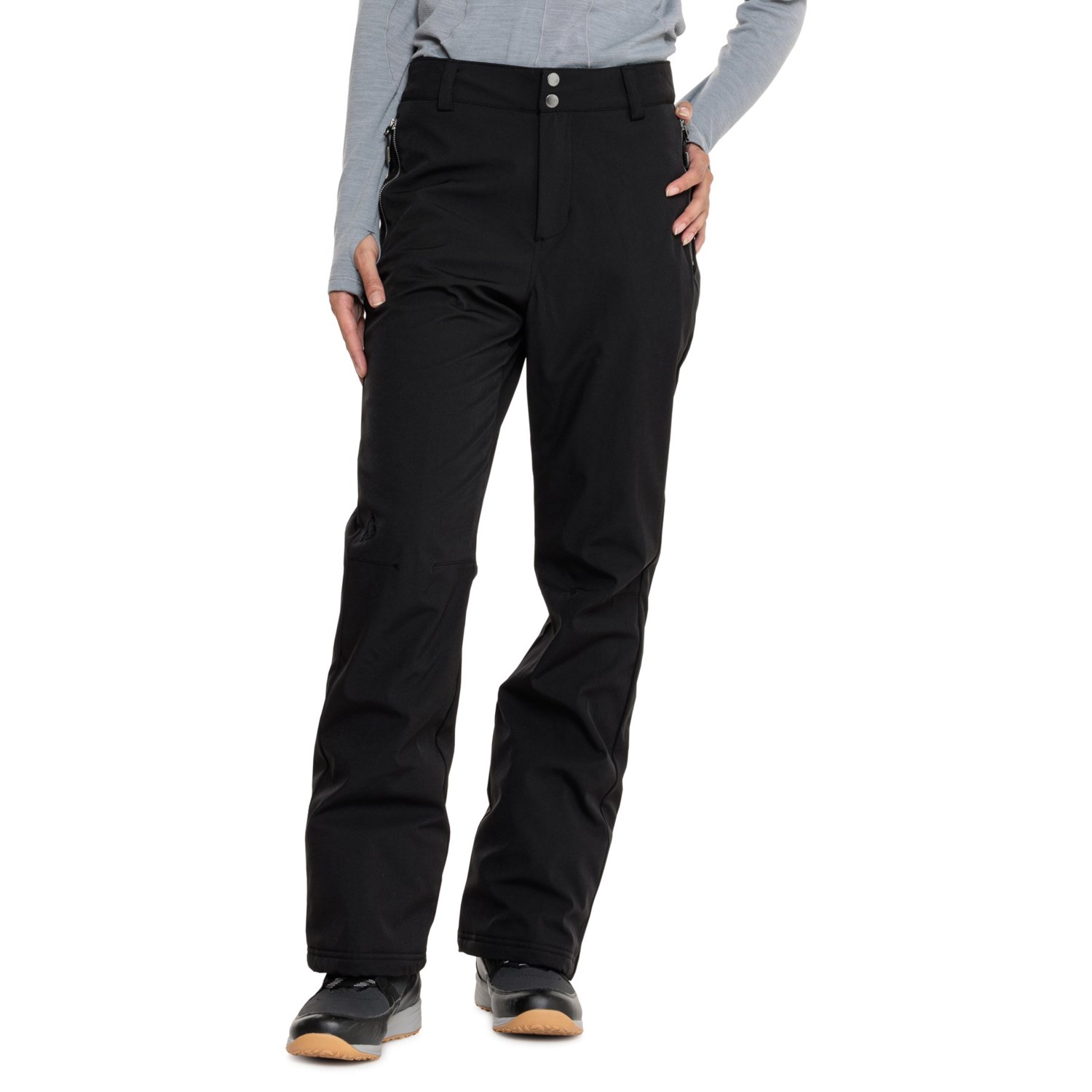 (取寄) ジェリー スノーフレーク ストレッチ ソフト シェル スキー パンツ Gerry Snowflake Stretch Soft Shell Ski Pants Black