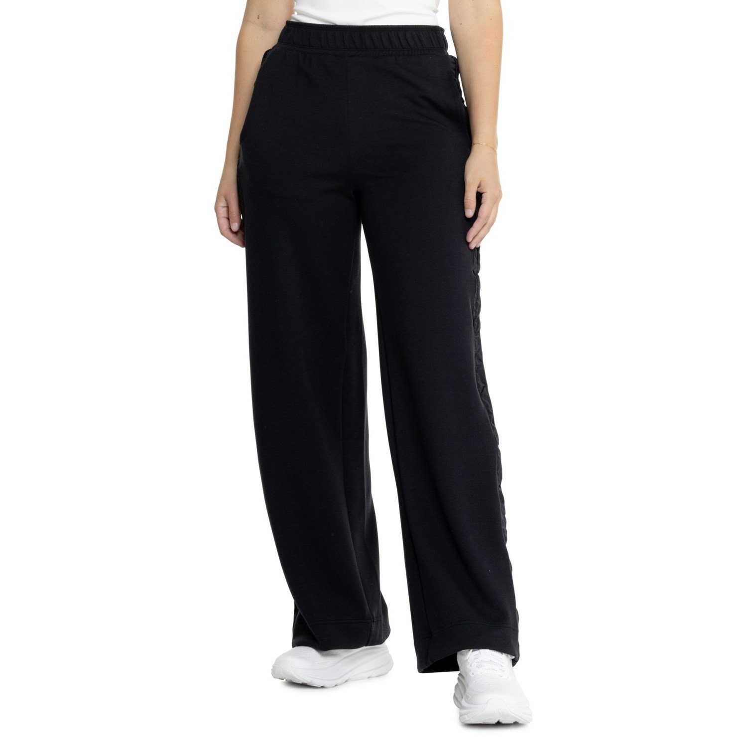 (取寄) ヨガリシャス スキューバ ダイバージェント パンツ - ワイド レッグ Yogalicious Scuba Divergent Pants - Wide Leg Black