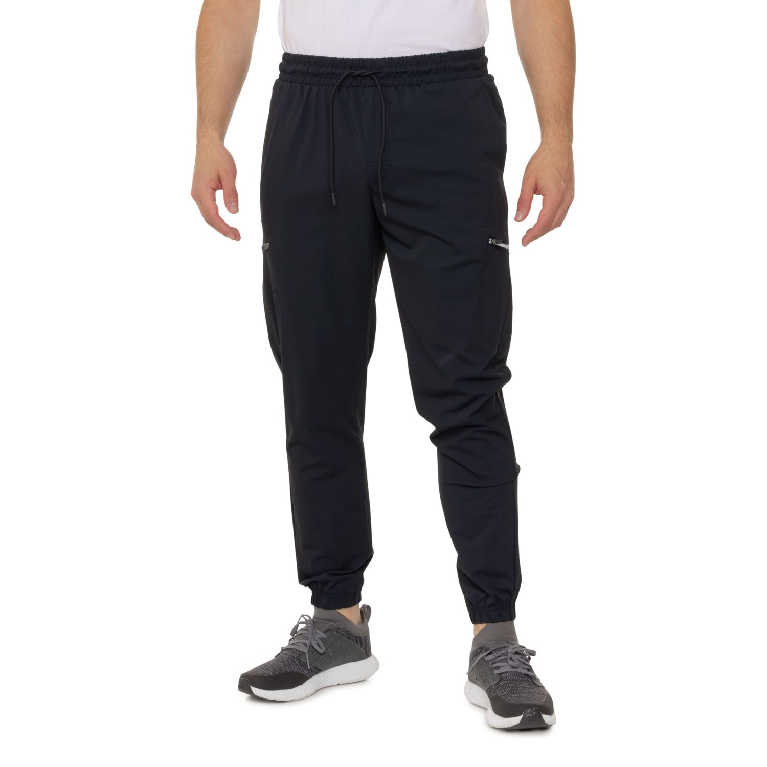 (取寄) レジェンド ストレッチ-ニット ジョガーズ Leg3nd Stretch-Knit Joggers Black
