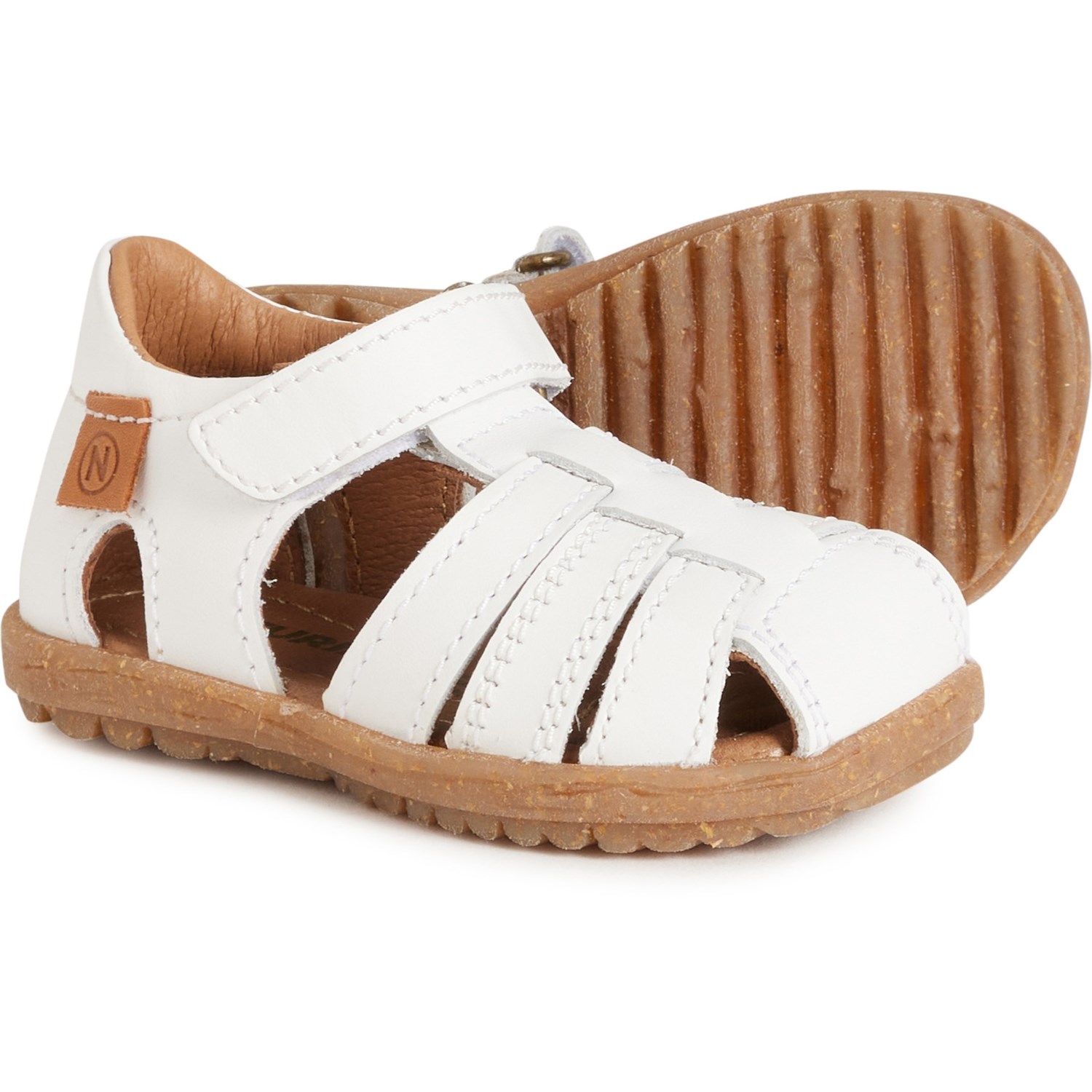 (取寄) ナチュリーノ リトル ガールズ シー サンダル - レザー Naturino Little Girls See Sandals - Leather White