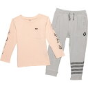 (取寄) ボルコム リトル ボーイズ Tシャツ アンド ジョガーズ セット - ロング スリーブ Volcom Little Boys T-Shirt and ...