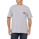 (取寄) ディッキーズ ポケット ロゴ Tシャツ - ショート スリーブ Dickies Pocket Logo T-Shirt - Short Sleeve Heather Grey(4)