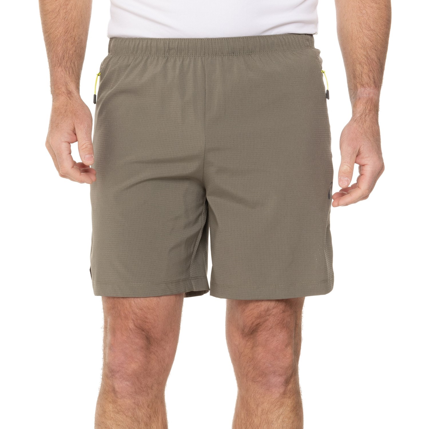 (取寄) アシックス 2-N-1 リップストップ ショーツ - ビルト-イン ライナー, 7インチ ASICS 2-N-1 Ripstop Shorts - Built-In Liner, 7” Cinder