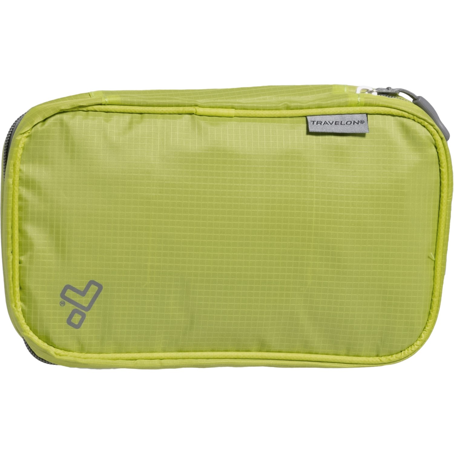 (取寄) トラベロン トリフォールド コンパクト ハンギング トイレタリー キット - ライム Travelon Trifold Compact Hanging Toiletry Kit - Lime Lime