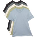 (取寄) スコラ コットンブレンド ジャージ アンダーシャツ - 5-パック, ショート スリーブ Skora Cotton-Blend Jersey Unde...