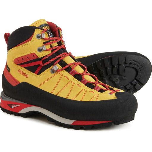 (取寄) アゾロ メンズ メイド イン ヨーロッパ ピッツ GV ゴア-テックス ウム マウンテニアリング ブーツ Asolo men Made in Europe Piz GV Gore-Tex MM Mountaineering Boots (For Men) Mimosa/Fire Red (取寄) アゾロ メンズ メイド イン ヨーロッパ ピッツ GV ゴア-テックス ウム マウンテニアリング ブーツ Asolo men Made in Europe Piz GV Gore-Tex MM Mountaineering Boots (For Men) Mimosa/Fire Red
