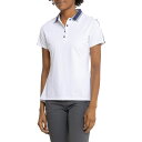 (取寄) ピーター ミラー ストライプド カラー スポーツ ポロ シャツ - ショート スリーブ Peter Millar Striped Collar Sport Polo Shirt - Short Sleeve White/Navy(4)