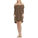 (取寄) フリーピープル スター ディップ ミニ ドレス - 3/4 スリーブ Free People Star Dip Mini Dress - 3/4 Sl...
