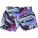 (取寄) アディダス ビッグ ガールズ ウーブン ペイサー ショーツ - ビルト-イン ブリーフ adidas Big Girls Woven Pacer Shorts - Built-In Brief Black/Purple(4)