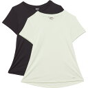 (取寄) エディーバウアー シーダー T-シャツ - 2-パック, Upf 50, ショート スリーブ Eddie Bauer Cedar T-Shirt - 2-Pack, UPF 50, Short Sleeve Celadon/Black(4)