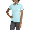 (取寄) ピーター ミラー ウィットワース スポーツ メッシュ ポロ シャツ - ショート スリーブ Peter Millar Whitworth Sport Mesh Polo Shirt - Short Sleeve Morning Dew/White(4)
