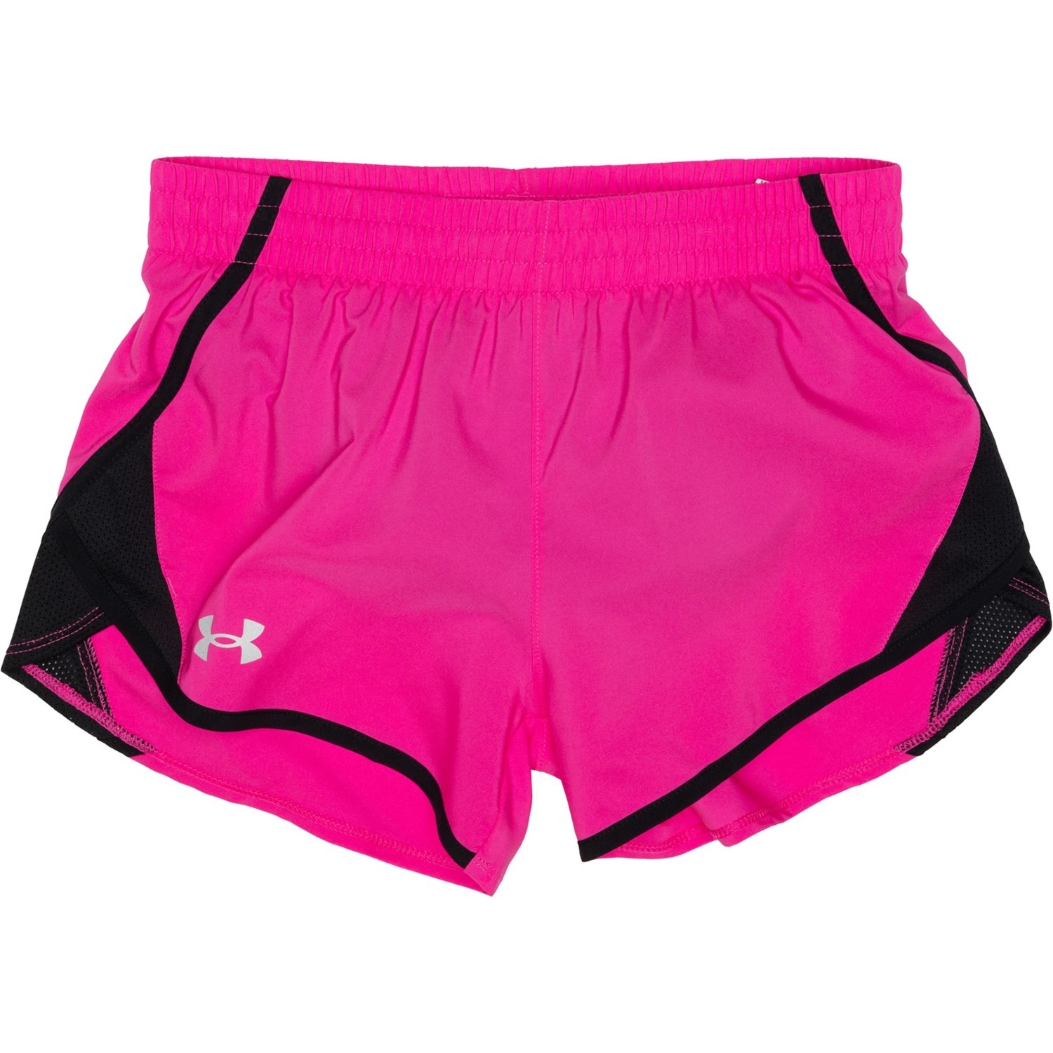 (���) �A��� �[�A�[�}�[ �r�b�O �K�[���Y �t���C �o�C �V���[�c - 3�t�B�[�g Under Armour Big Girls Fly By Shorts - 3�h Rebel Pink