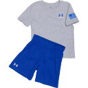 (取寄) アンダーアーマー トドラー ボーイズ フリーダム フロッグ ショーツ セット - ショート スリーブ Under Armour Toddler Boys Freedom Flag Shorts Set - Short Sleeve Mod Gray