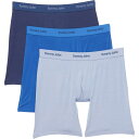 (取寄) トミー ジョン エッセンシャル セカンド スキン モーダル ボクサー ブリーフ - 3-パック Tommy John Essential Second Skin Modal Boxer Briefs - 3-Pack Blue Quartz/Dress Blues/Troposphere