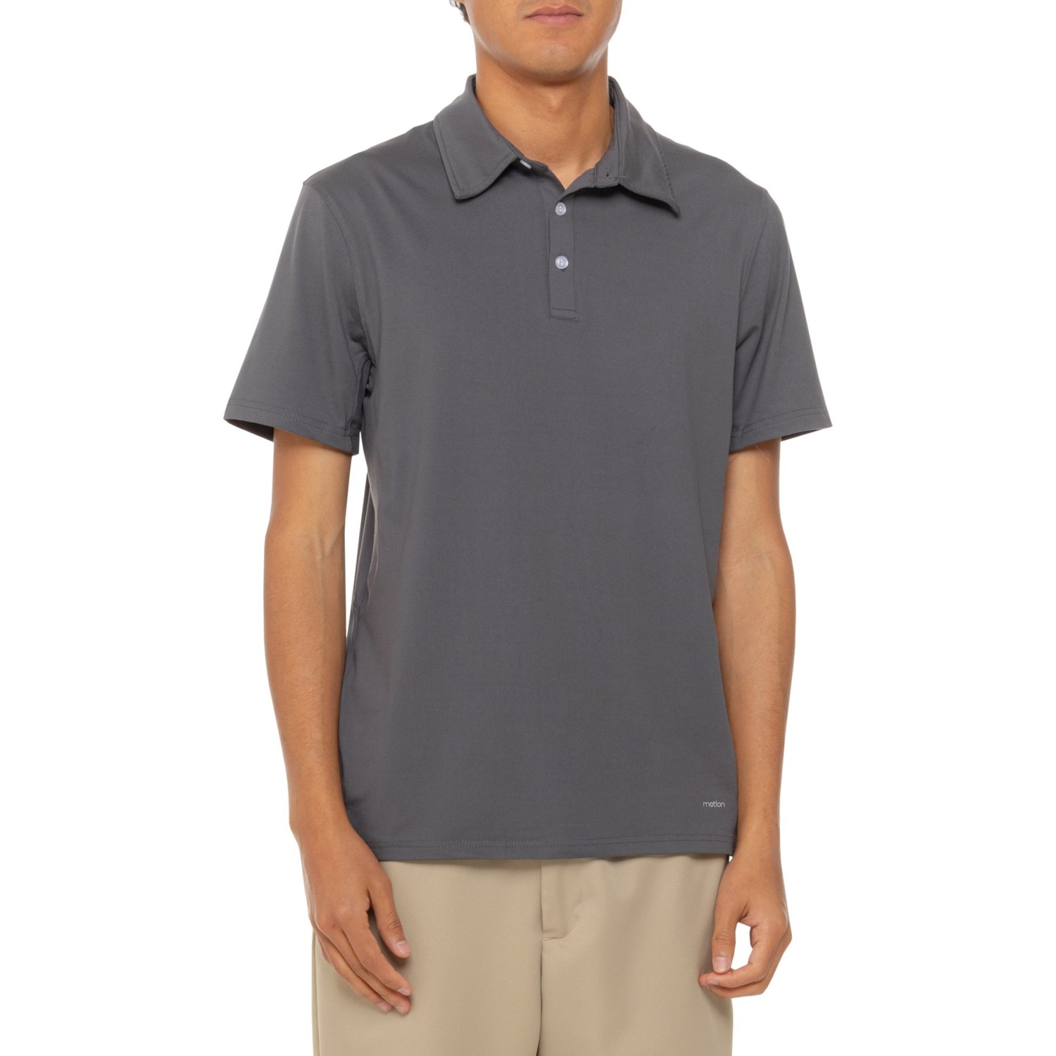 (取寄) モーション クラウド プラス ポロ シャツ - ショート スリーブ MOTION Cloud Plus Polo Shirt - Short Sleeve Charcoal