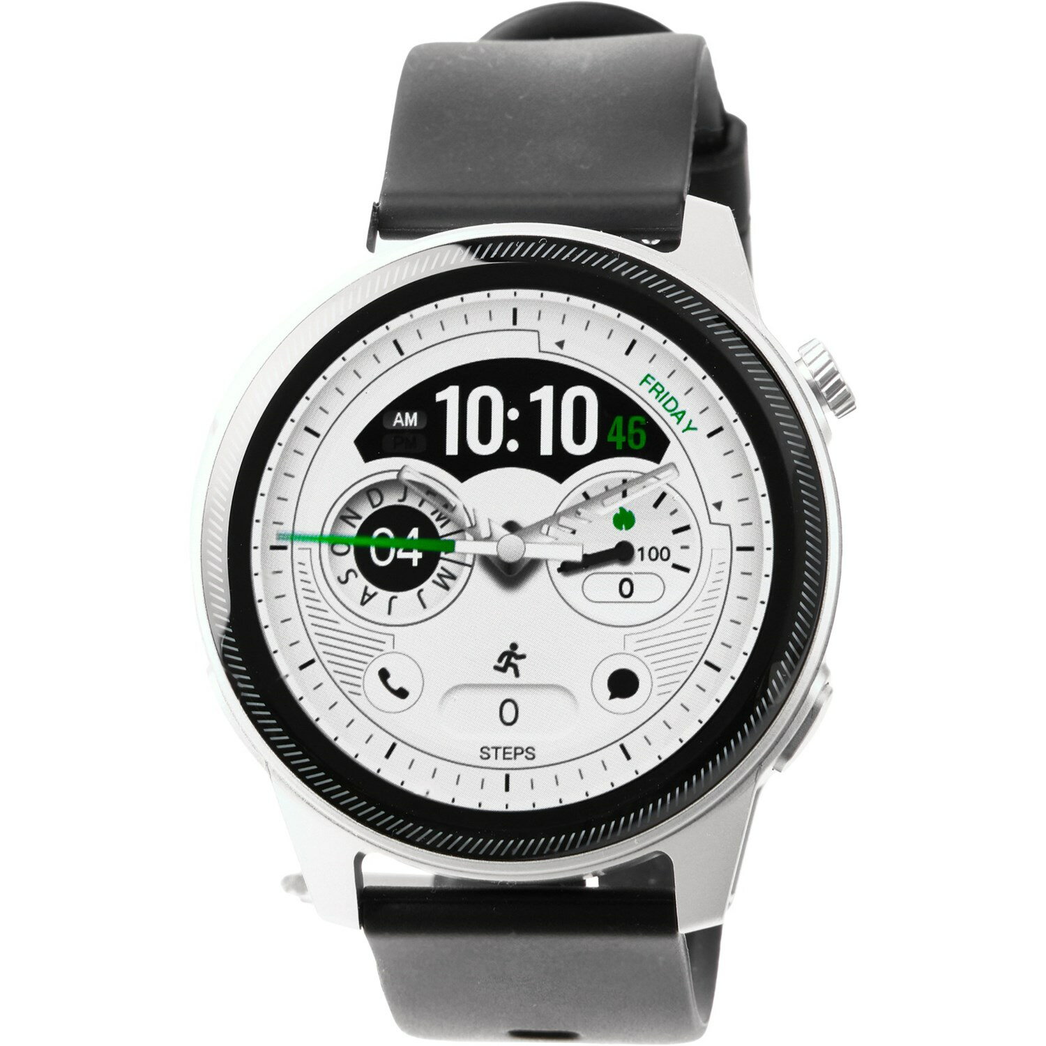 () ˥С ޡȥå HyperGear Activ8 Universal Smartwatch Silver
