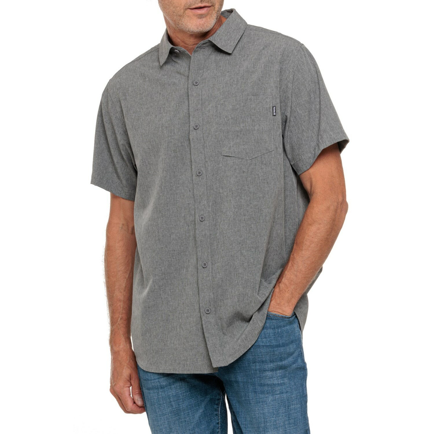 () ϡ졼  ֥  - 硼 ꡼ Hurley Slub Woven Shirt - Short Sle...